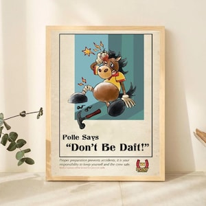 Afiche de Pony Express, Afiche de enjuague bucal, Impresión de enjuague bucal, Impresión de Pony Express, Arte de enjuague bucal, Afiche de Polle Says, Juego de enjuague bucal