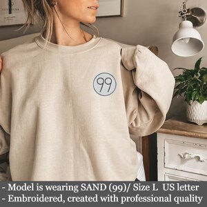 Matching Sweatshirts, Matching Hoodies, Couples Hoodie, Embroidered Badge, Personalized Couple Gift, Friends Gift, Gift for Him, Gift for Her, Boyfriend Gift, Girlfriend Gift, Anime Sweatshirt, Anime Hoodie