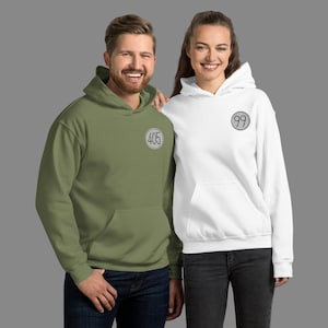 Matching Sweatshirts, Matching Hoodies, Couples Hoodie, Embroidered Badge, Personalized Couple Gift, Friends Gift, Gift for Him, Gift for Her, Boyfriend Gift, Girlfriend Gift, Anime Sweatshirt, Anime Hoodie