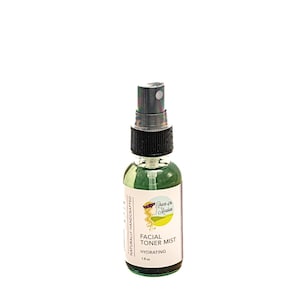 Facial Toner, face toner, toner, skin toners, hydration, face mist, rose water toner, tighten pores, organic, handmade, queen of the meadow