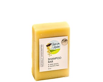 Shampoo Bar, Sulfatfrei, Shampoo, Natürliche Shampoo Bar, Bio Shampoo, Haarpflegeprodukte, Handgemacht, Königin der Wiese, 100 ml