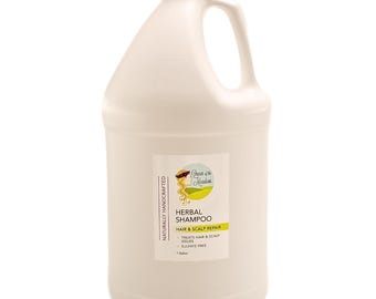 Shampoo Hair & Scalp Reparatur, 1 Gallone, Sulfat freies Shampoo, natürlich, Kräuter, Bio, Schuppenshampoo, handgemacht, Königin der Wiese