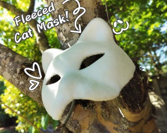 Fleeced Cat Mask Base | Made To Order