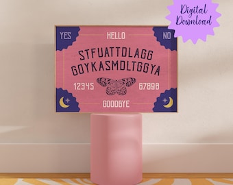 Smutreader Booktok Inspired Ouijaboards, STFUATTDLAGG, Cheeky Prints, Book Lovers, Decorative Funny Wall Art Print