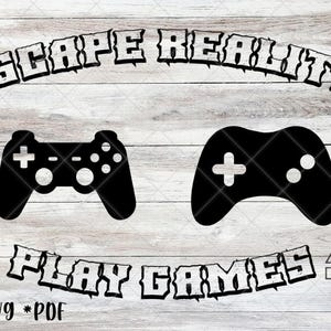 Entfliehen Realität Spielen Spiele/Gamer SVG