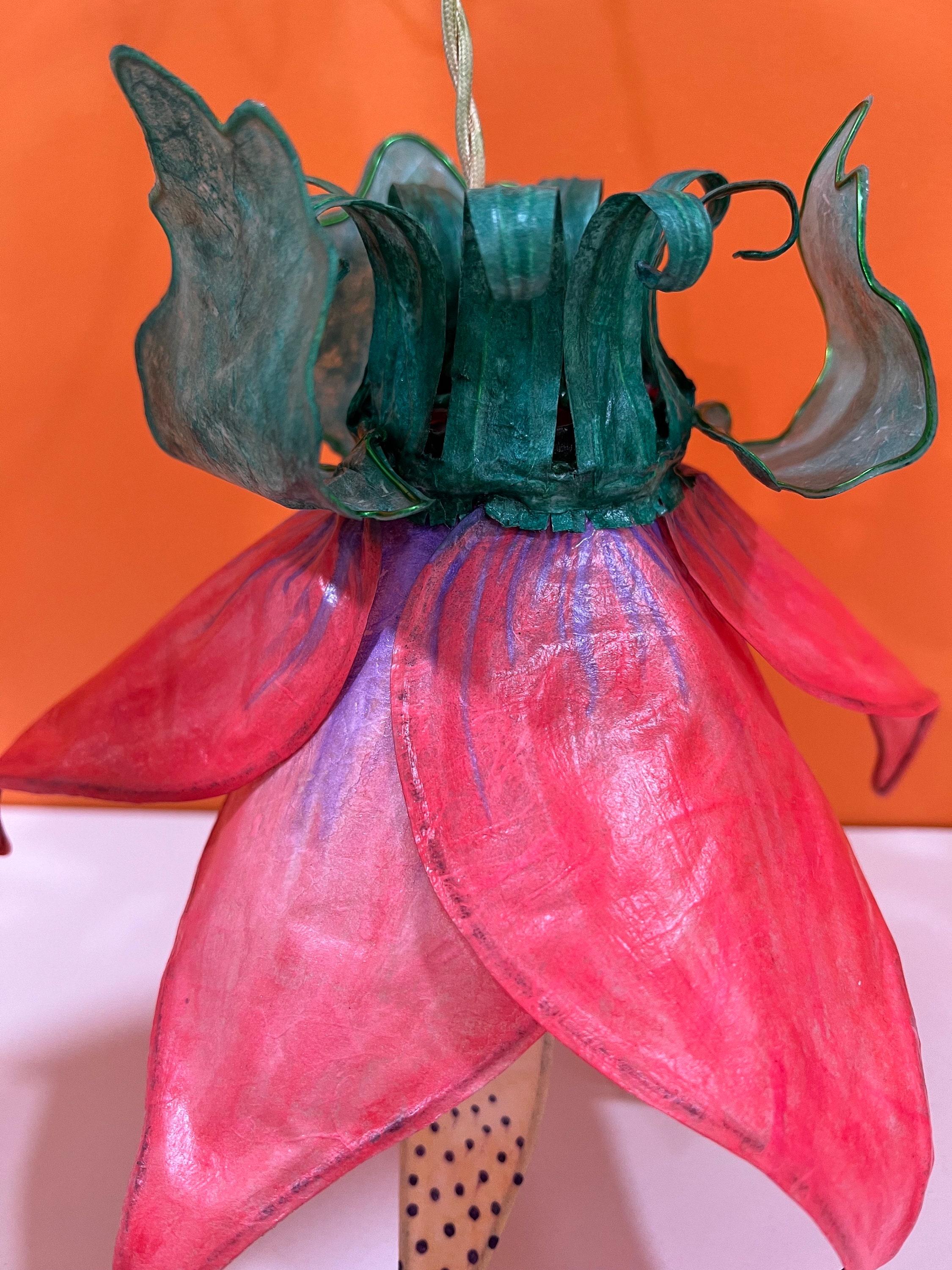 Tropical Flora - Mulberry Paper Lighted Sculpture - Etsy