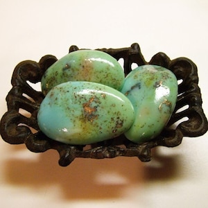 The Trio (Small)  Tumbled Turquoise Soap