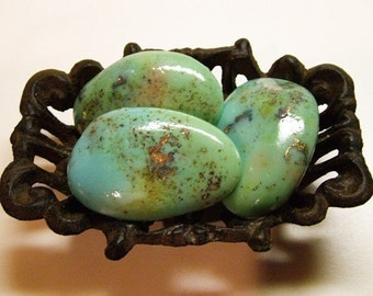 The Trio (Small)  Tumbled Turquoise Soap