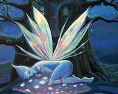 Wood Spirit - Fairy art print - 5 x 7