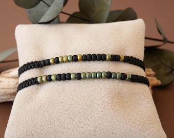 Pulsera personalizada con código Morse: joyería de cuentas con mensaje secreto