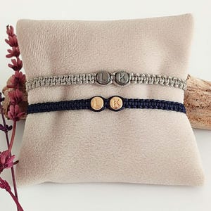 Pulsera con la primera letra personalizable, Pulsera con iniciales personalizadas, Pulseras con nombre personalizadas, Regalo para hombres, Regalo para él, Regalo para ella, Regalo
