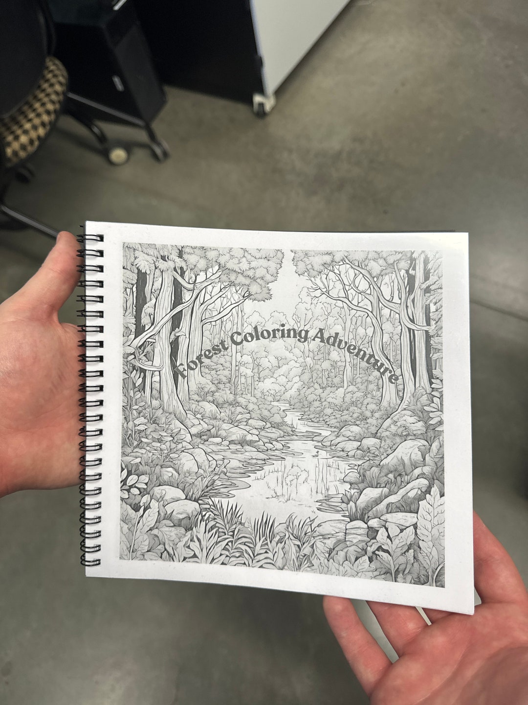 Coloring Book of Forest Color Book Drawing for Kids and