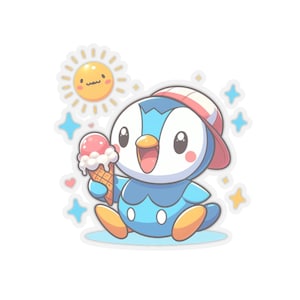 Piplup Summer Sticker