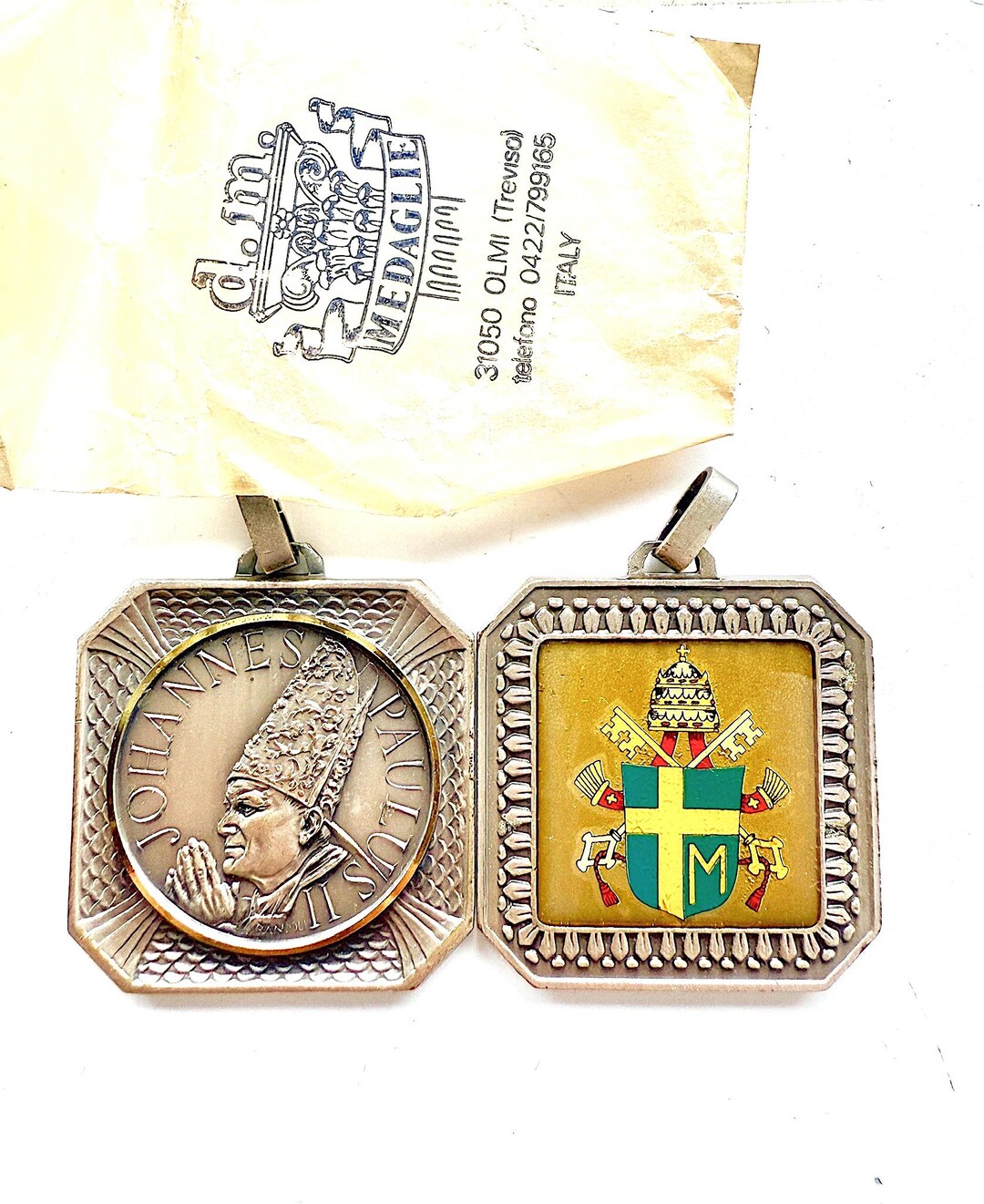 Rare Vintage Pope John Paul II Large Medal From the Holy Year 1983, in ...