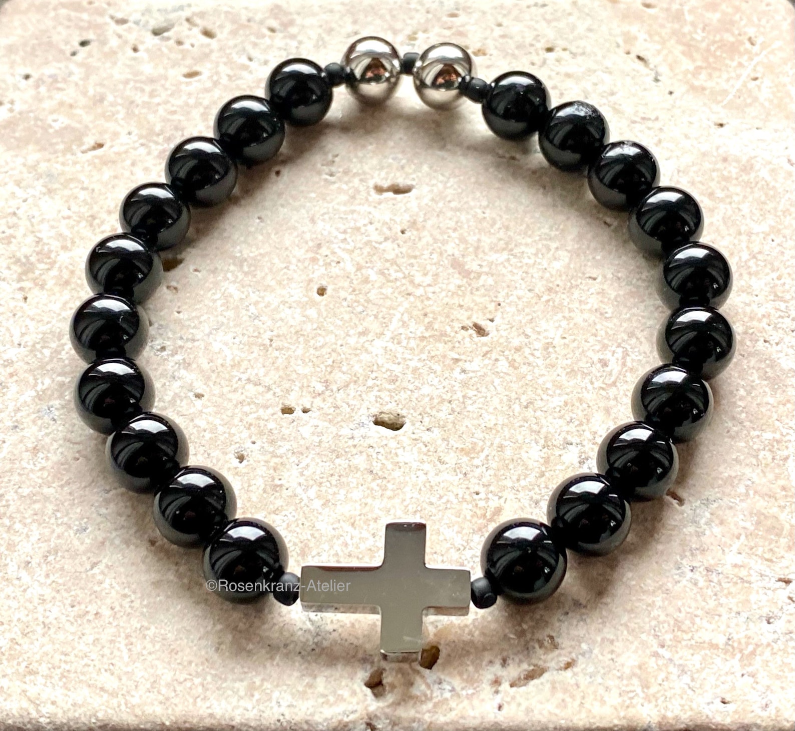 Rosary Bracelet Stretch Rosary Bracelet Elastic Rosary Etsy