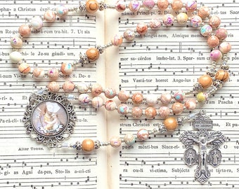 Saint Joseph rosary with large beads, traditional catholic rosary beads, confirmation gift, gift for catholic men, Rosenkranz-Atelier