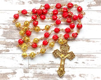 Chaplet for priest souls in Purgatory, rosary for the departed, catholic gift, prayer beads, catholic rosary beads,  Rosenkranz-Atelier