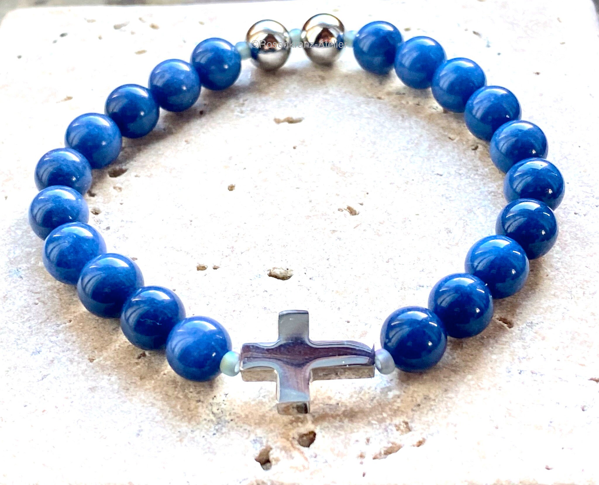 Rosary bracelet stretch rosary bracelet elastic rosary Etsy