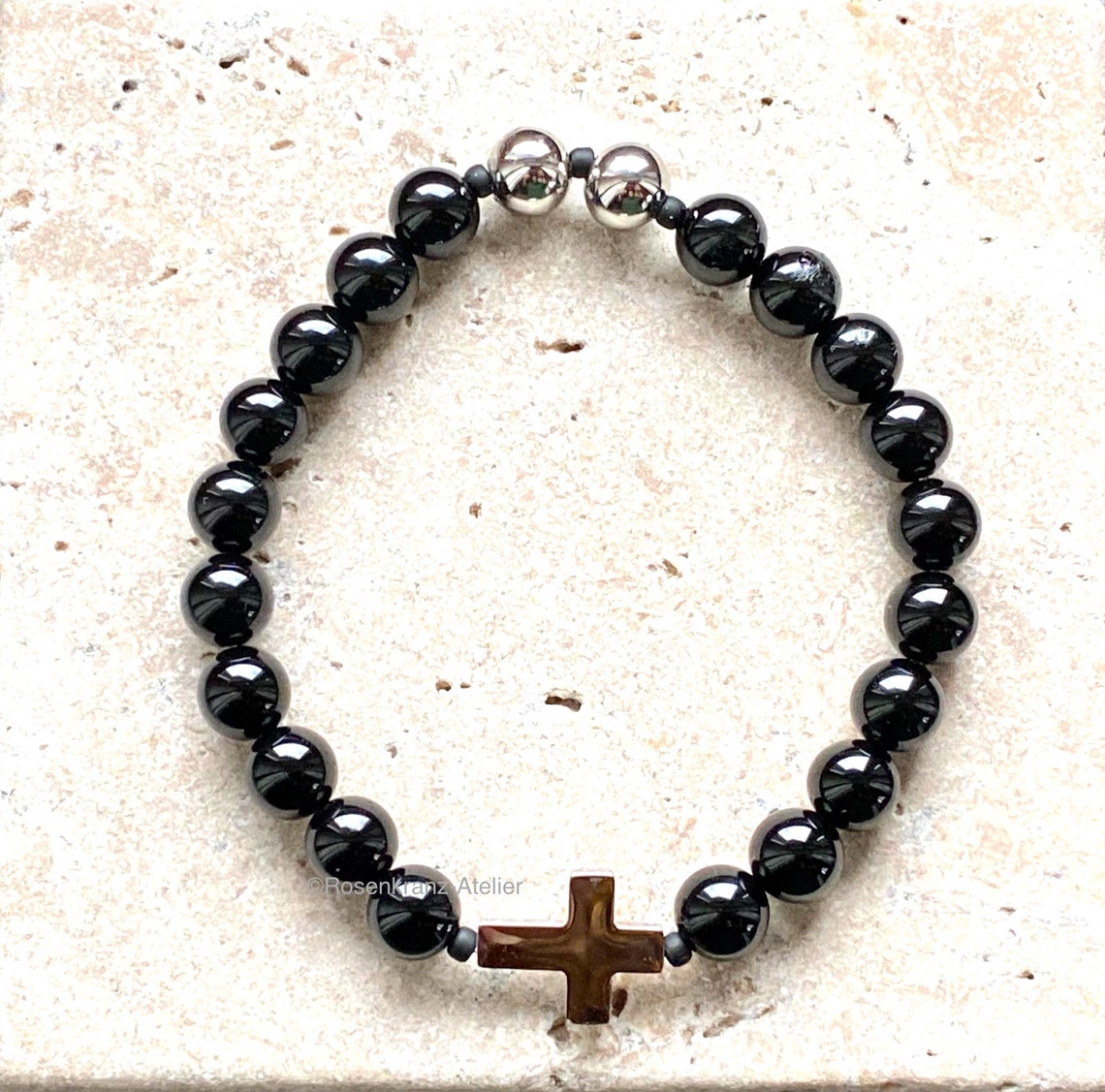 Rosary bracelet stretch rosary bracelet elastic rosary | Etsy