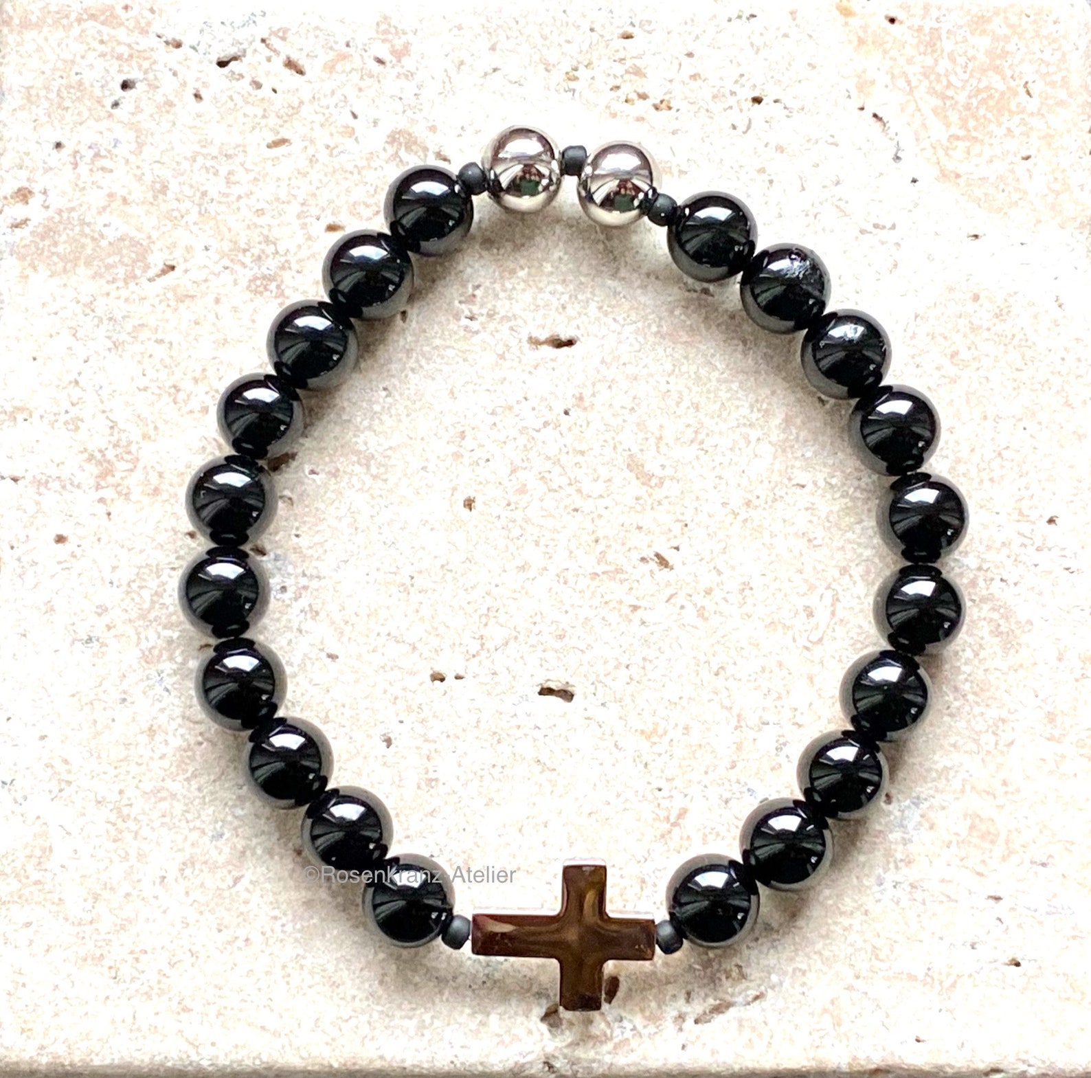 Rosary Bracelet Stretch Rosary Bracelet Elastic Rosary Etsy