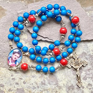 Large rosary Blessed Carlo Acutis, catholic, handmade, rosary for men, confirmation gift, catholic prayer beads, Rosenkranz-Atelier image 8