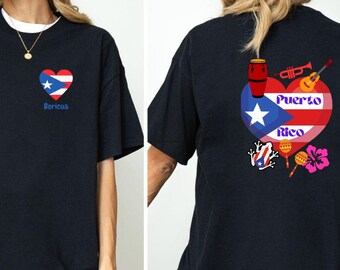 Coqui Puerto Rico Flag T-Shirt | Latinx Heritage Tee