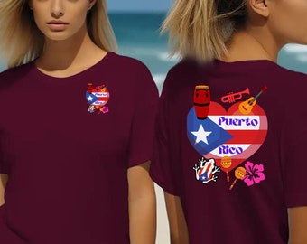 Puerto Rican Flag Coqui T-Shirt, PR Gift