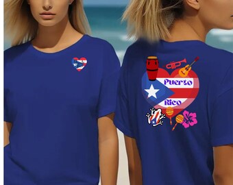 Puerto Rican t-shirt with coqui and flag, trendy PR t-shirt, boricua t-shirt, PR gift that has a flag coqui, Puerto Rican gift, Puerto Rico