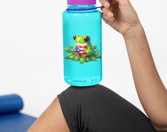 Puerto Rico Coquí Frog Sticker | Tropical Vinyl Decal