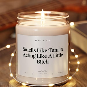 ACOTAR Candle Tamlin Little Bitch Candle ACOMAF Gift A Court Of Thorns And Roses Merch Velaris Candle Funny Book Lover Gift For Readers