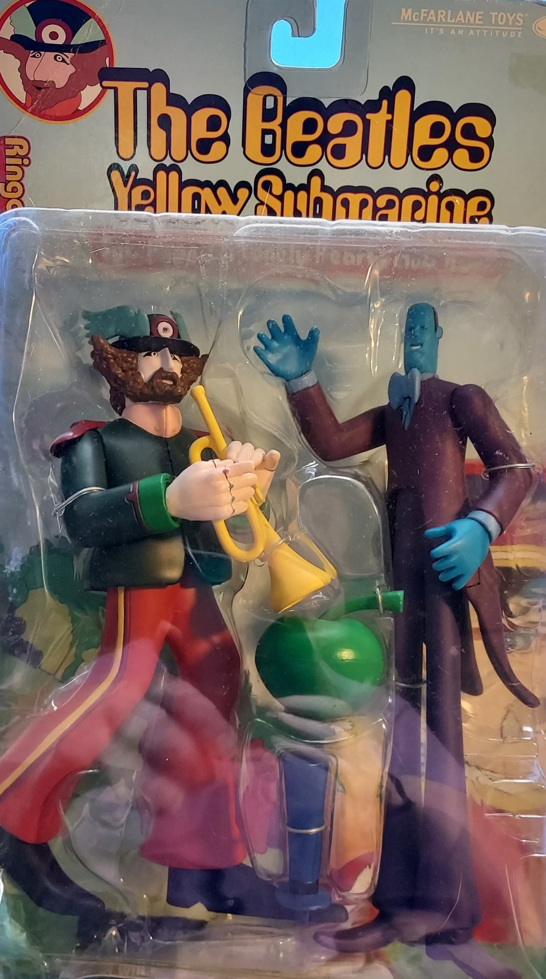 Years 2000 Ringo The Beatles Yellow Submarine Ringo With Apple Bonker Figure. Made by ...