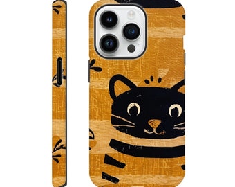 iPhone 14,14 Pro,12,11,13,XR tough cases; Samsung 22 and 23 plus/ultra tough cases; stylish, cat, gift.