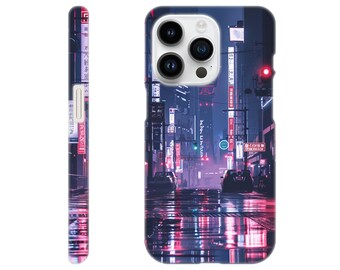 iPhone 14,14 Pro,12,11,13,XR slim cases; Samsung 22 and 23 plus/ultra slim cases; stylish, Tokyo City, gift.
