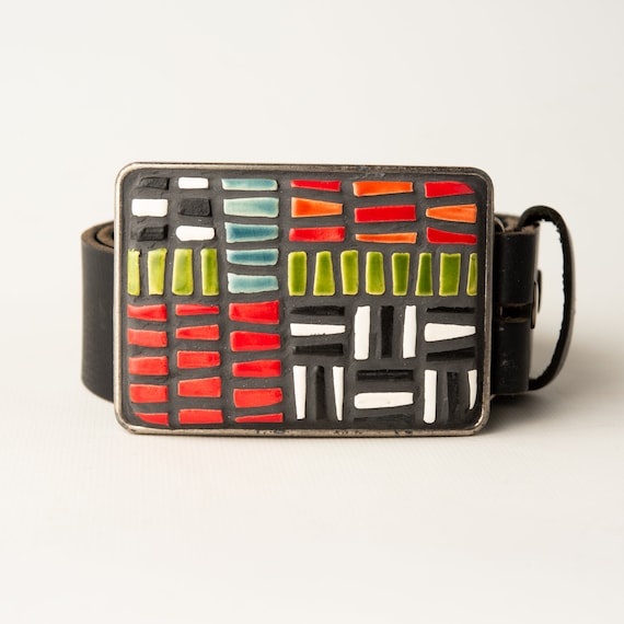 Ceramic Belt Buckle Unisex With Optional Leather Belt (MADE  display picture 3