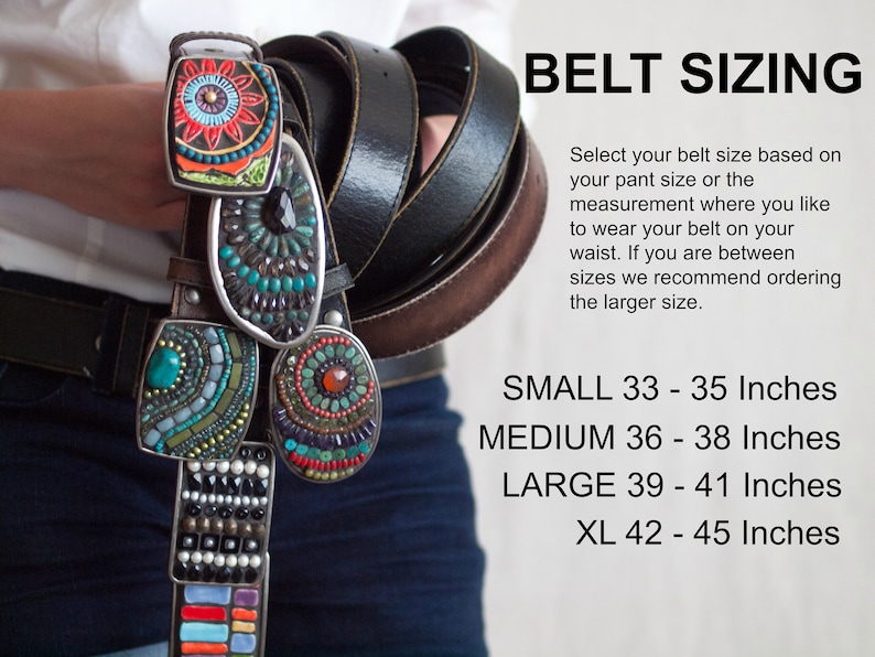 Mosaic Turquoise Mosqueta Belt