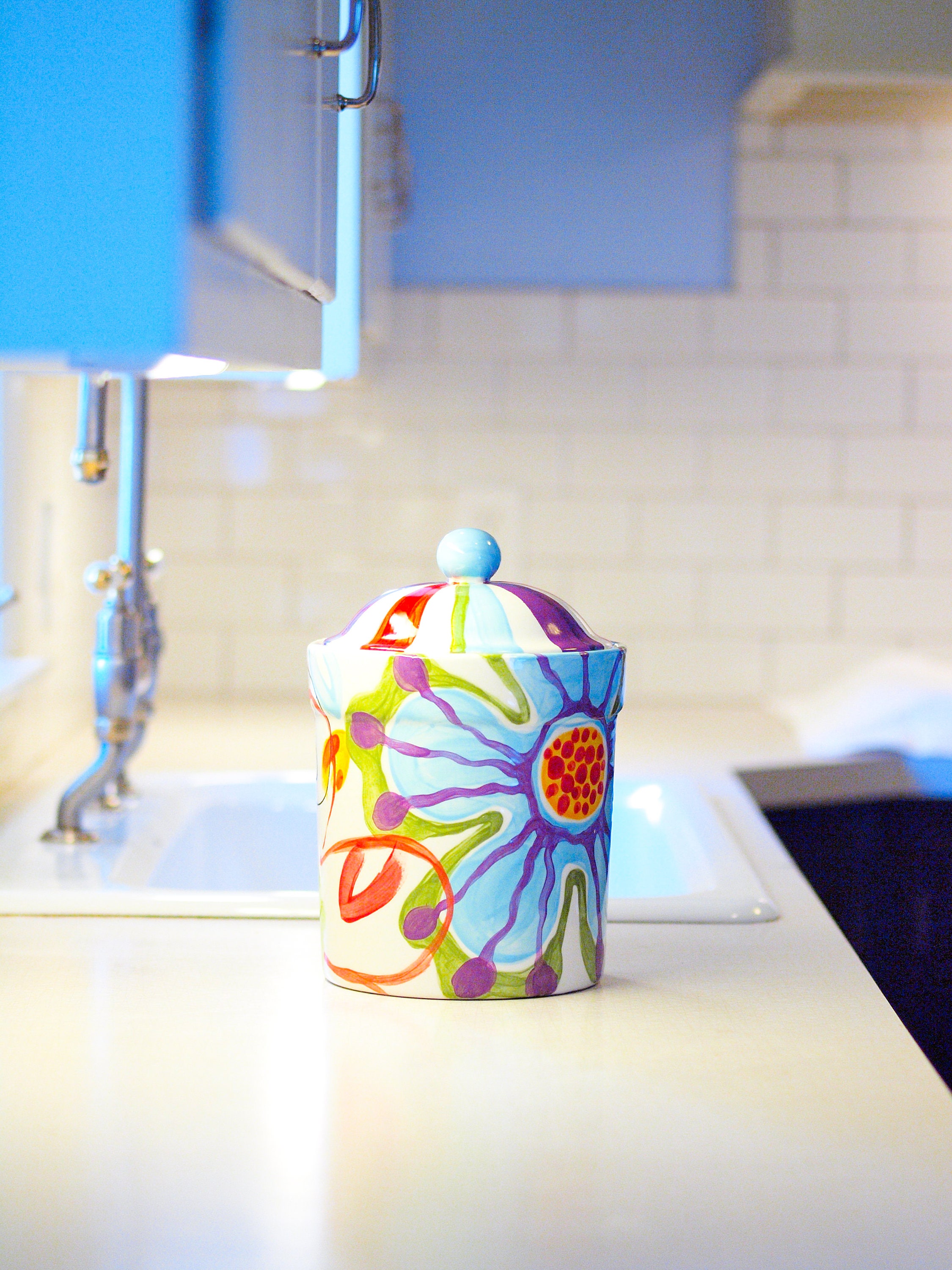 Flour Canister Ceramic Canister Extra Large Kitchen Canister Etsy