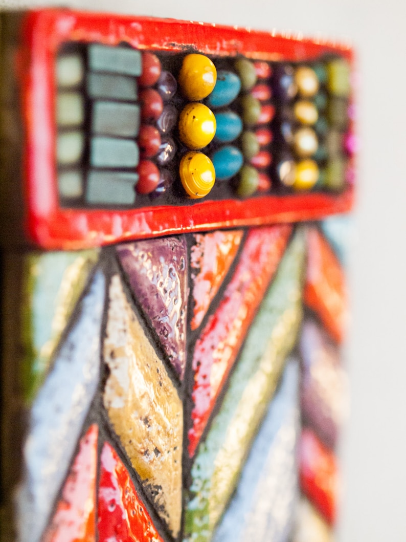 Vertical Wall Art Narrow Art MADE to ORDER Ceramic and | Etsy