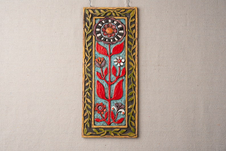 Outdoor Ceramic Wall Plaque MADE to ORDER by Romy and Clare Etsy
