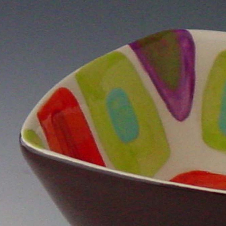 Midcentury Modern Bowl Small Serving Bowl Ceramic Bowl Etsy