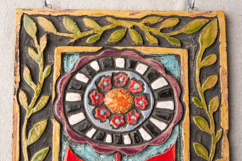Outdoor Ceramic Wall Plaque MADE to ORDER by Romy and Clare Etsy