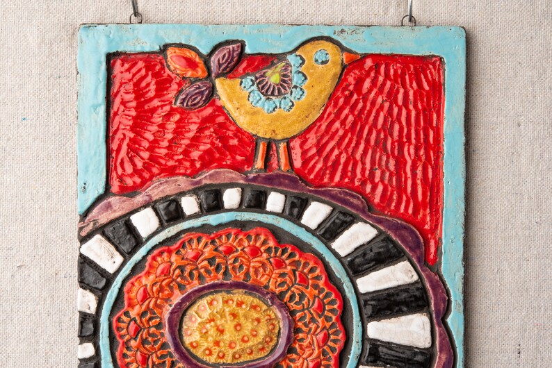 Ceramic Garden Plaque Outdoor Wall Art MADE to ORDER by Etsy