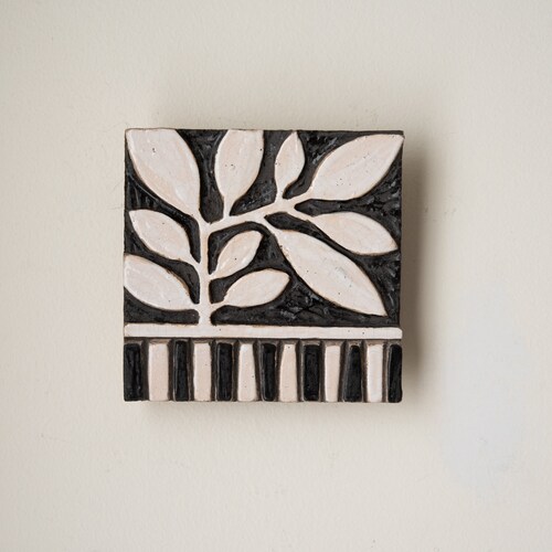 Tile Wall Art Mounted Square Tile Wall Art READY to SHIP by Etsy