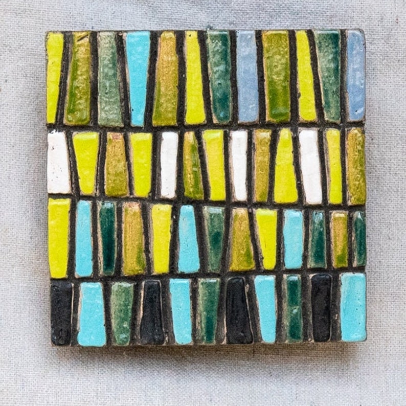 Bright Wall Art Tiles one Choose From 12 Patterns Mounted Etsy