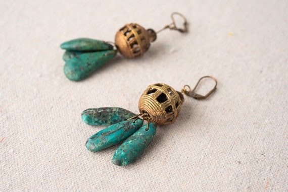 Boho statement earrings deals