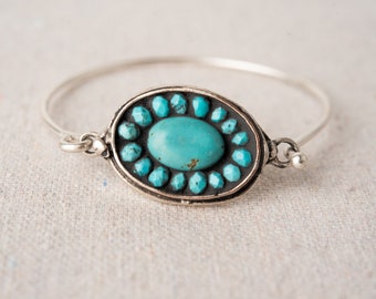 Turquoise Bracelet, Boho Jewelry - READY to SHIP by Romy and Clare