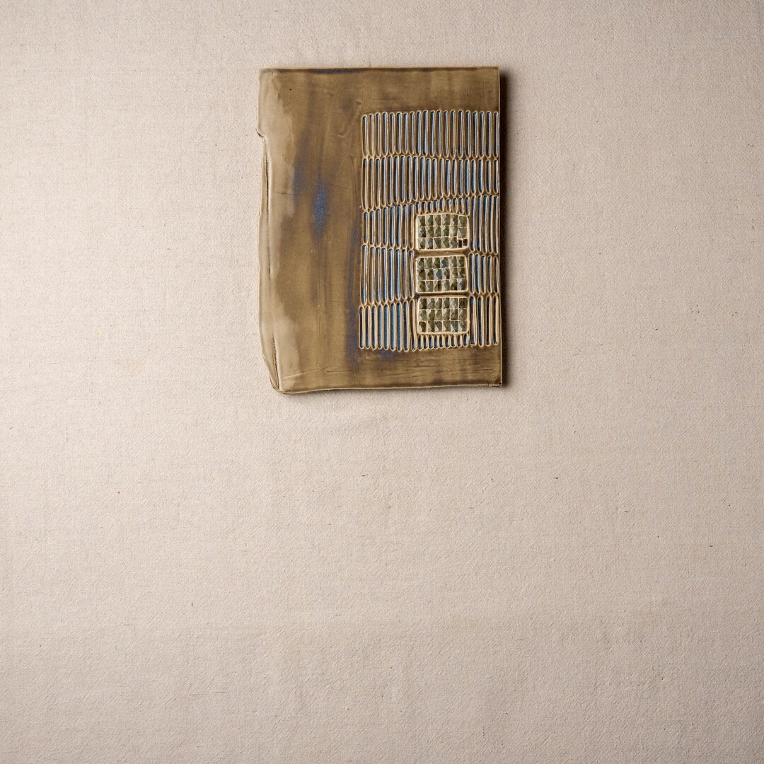 Minimalist Wall Art, Abstract Ceramic and Mosaic Art, Fragmentation ...