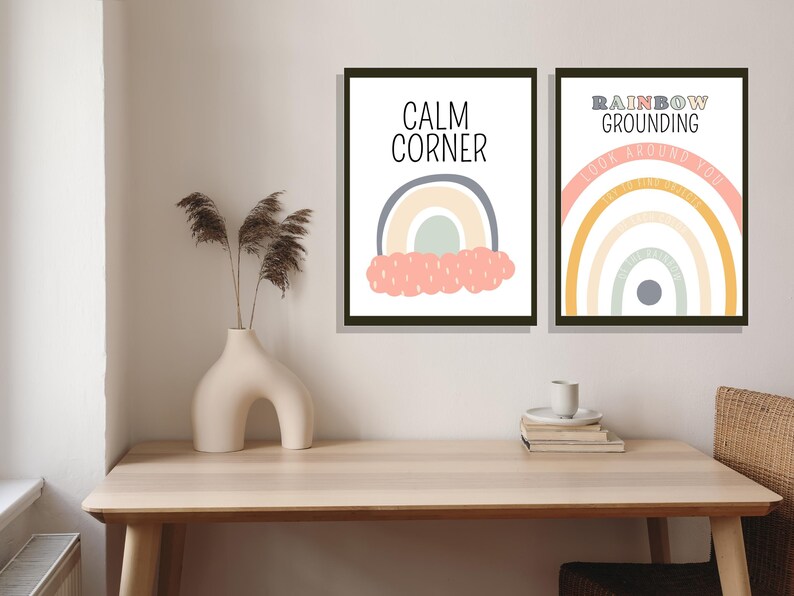 Girls Calm Down Corner Printable, Emotions, Calm Down Kit, Montessori ...