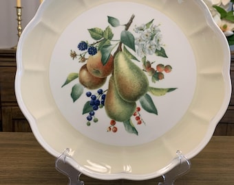 Set of 4 Lenox Orchard in Bloom Peach Pear Plum Blossom Dessert