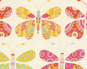Sacha Pink, Dena Designs, Kumari Garden, Butterfly Fabric