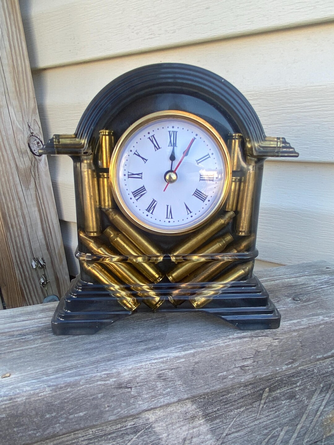 Bullit Riddled Clock Embedded Bullet Casing Clock - Etsy
